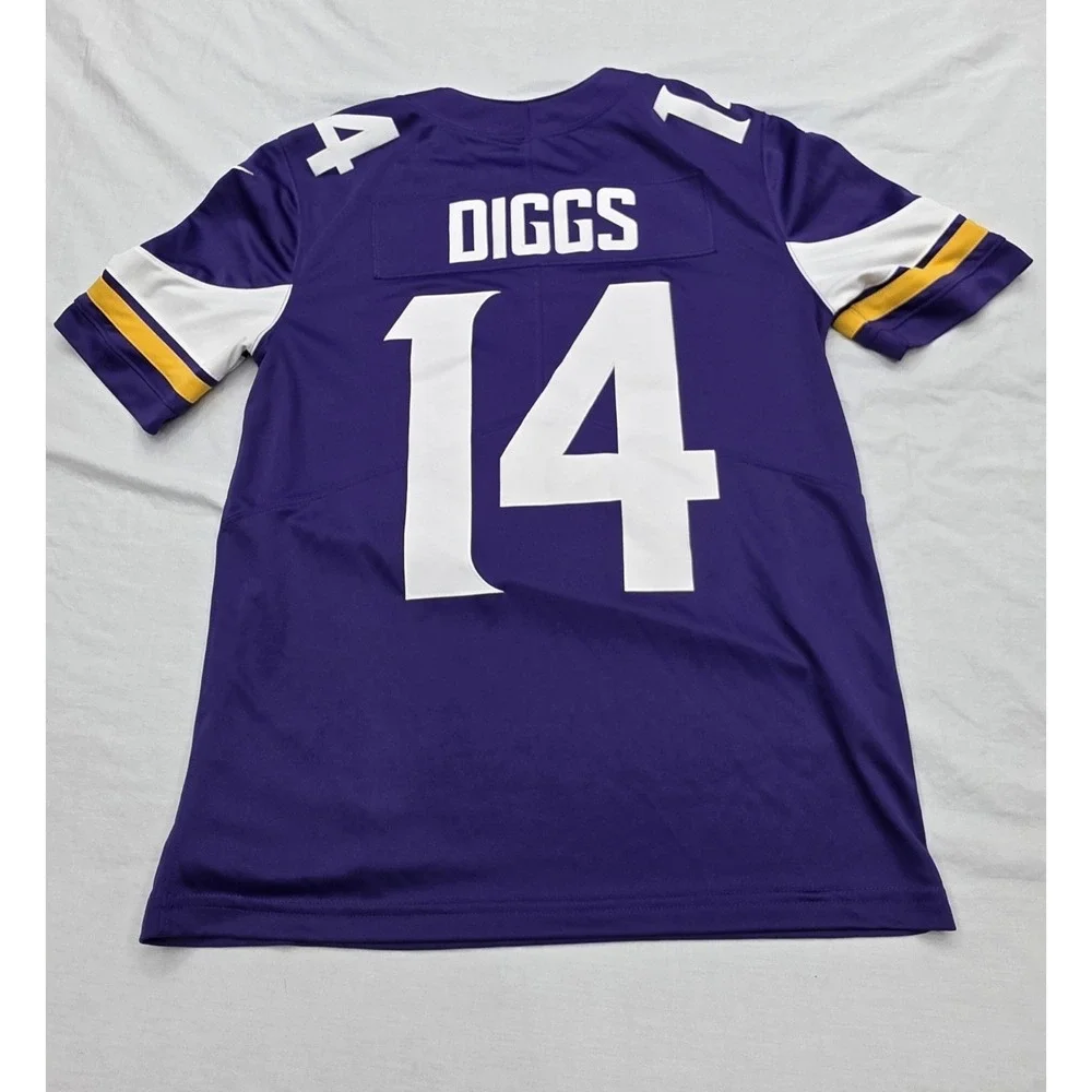 Nike On-Field Dri-Fit Minnesota Vikings Stefon Diggs Stitched NFL Purple Jersey